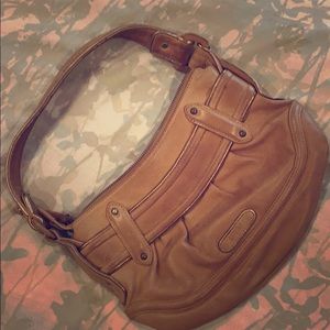 Camel Cole Haan shoulder bag